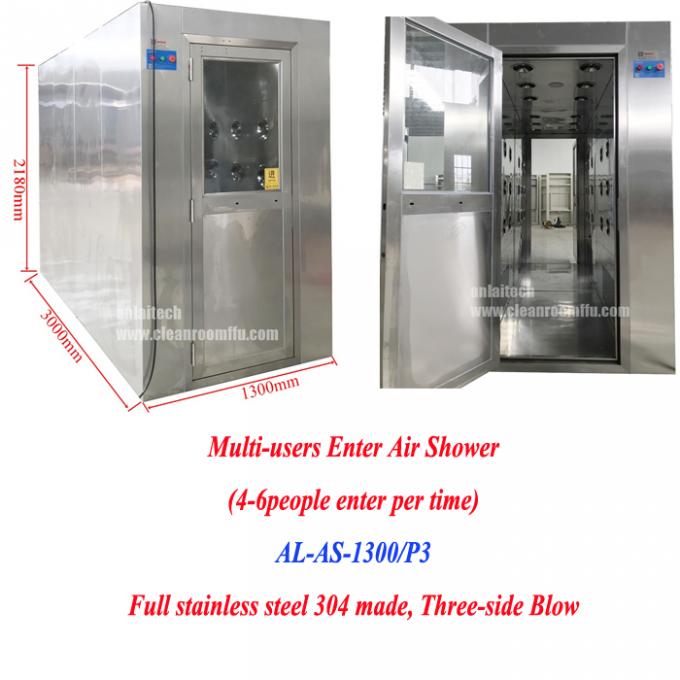 GMP cleanroom air shower