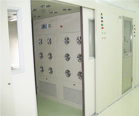 China Auotmatical Sliding Door Air Shower for Material Pass through supplier
