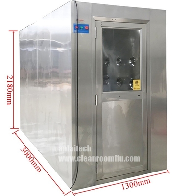 China Stainless steel Air shower With Door Interlock supplier