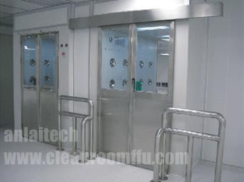 China Automatic double door cargo air shower room supplier